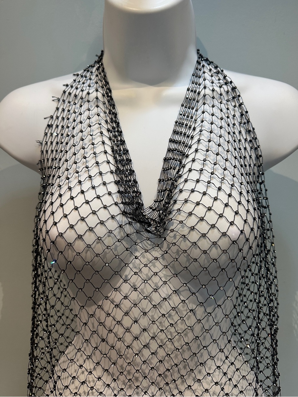Yandy Fishnet Jewel Lingerie Large/XLarge - Picture 2 of 15